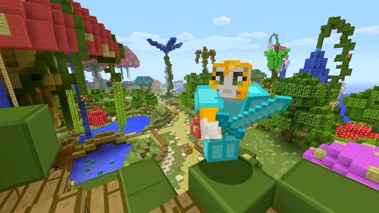 Minecraft Xbox Enchanted Kingdom Hunger Games YouTube