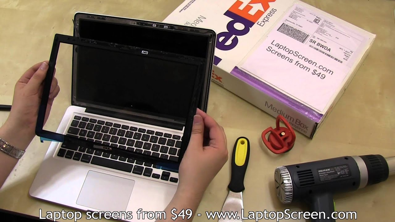 MacBook Pro 13 screen replacement / Installation guide [Apple MacBook