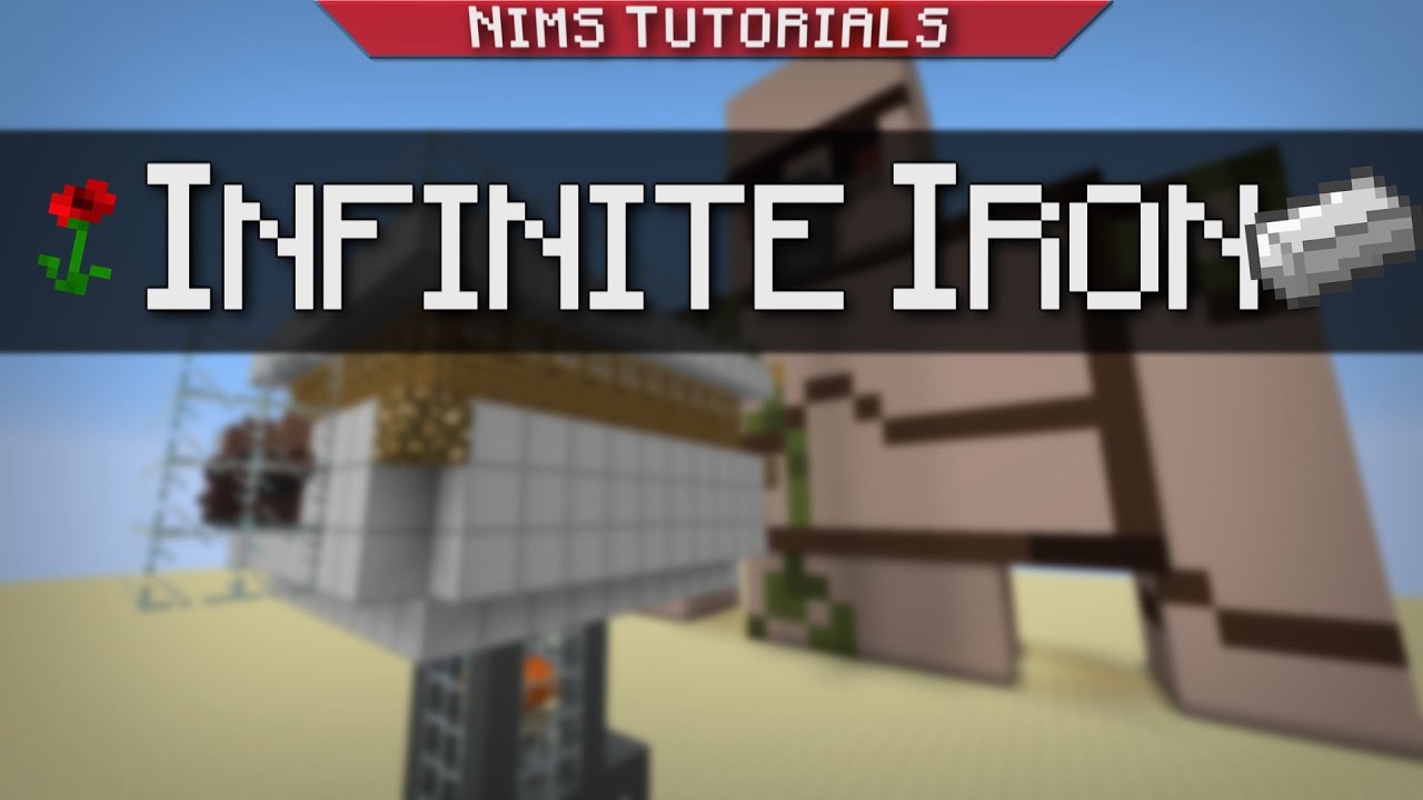 MCTUT Simple Infinite Iron Golem Farm (1.8 READY!) YouTube