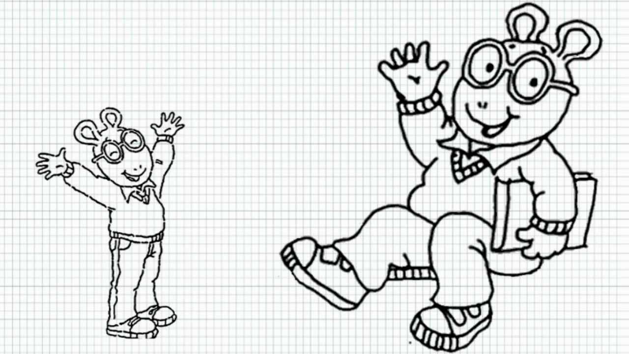 Arthur ABC Kids How to Draw Arthur from Arthur Cartoon Series Video PBS Kids YouTube