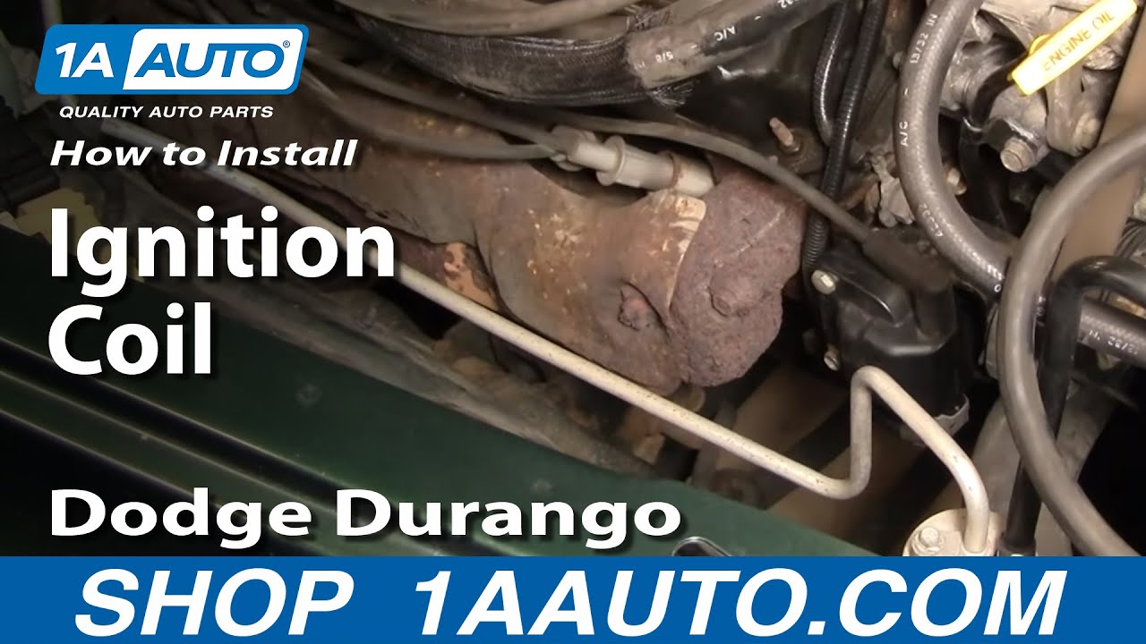 How To Install Replace Ignition Coil Dodge Durango Dakota 3.9L 5.2L 5