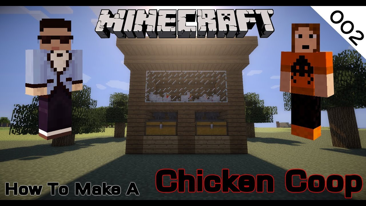 Minecraft How To Make A Chicken Coop 002 YouTube
