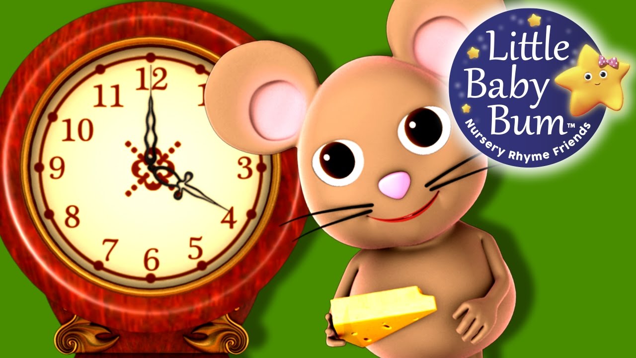 Hickory Dickory Dock Nursery Rhymes HD Version from LittleBabyBum
