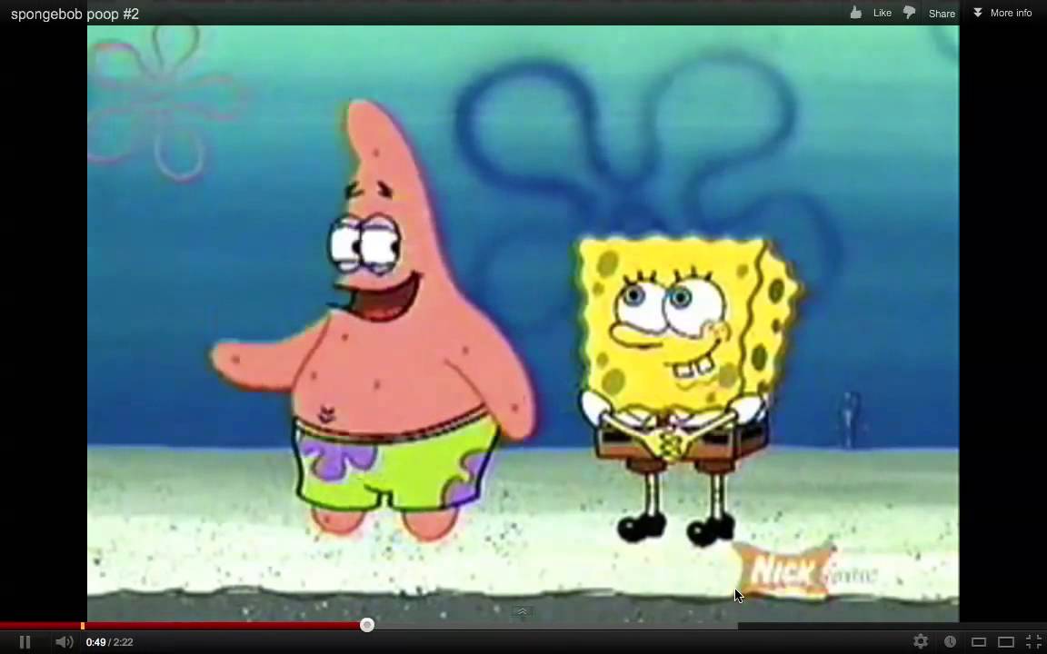 youtube spongebob poop