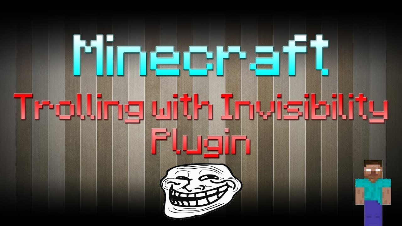 Minecraft Trolling with Invisibility/Vanish Plugin (Part II) YouTube