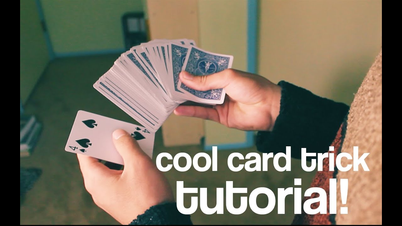 HOW TO DO MAGIC Basic Card Trick TUTORIAL ) YouTube