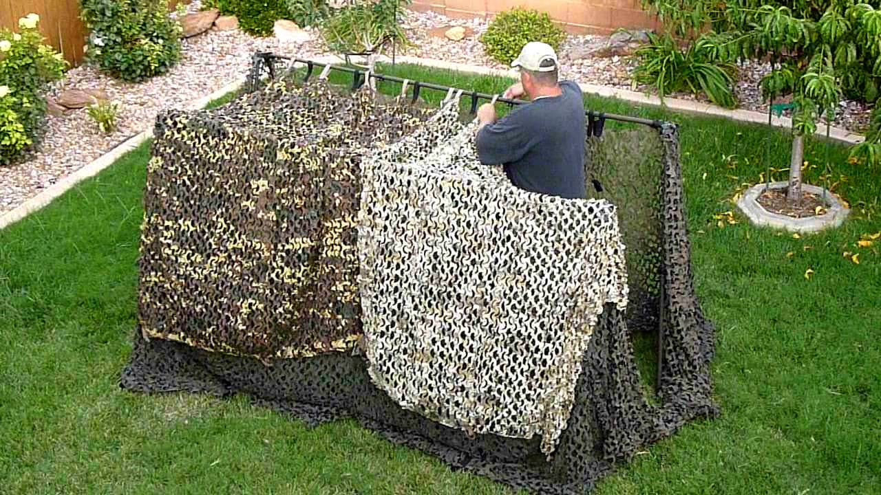 ADJUSTABLIND Unique Hunting Blinds. Interchangeable Camo Panels