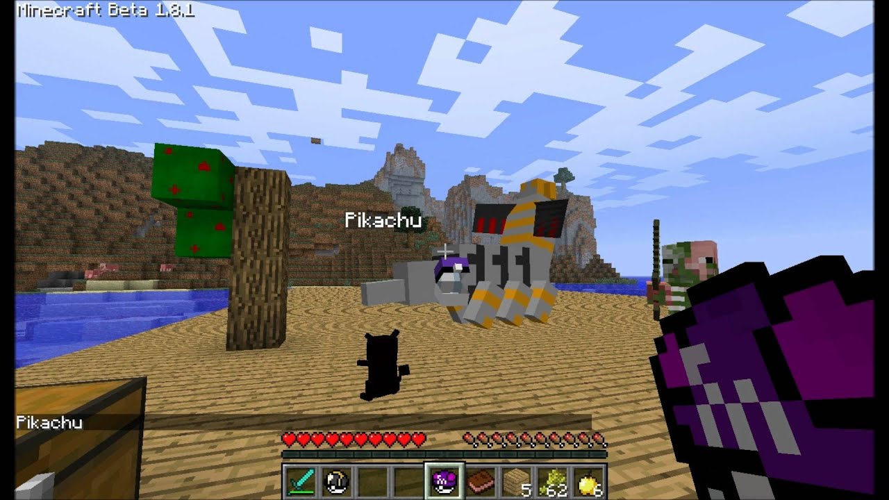 Minecraft Mod Spotlight Pokemon ++ YouTube
