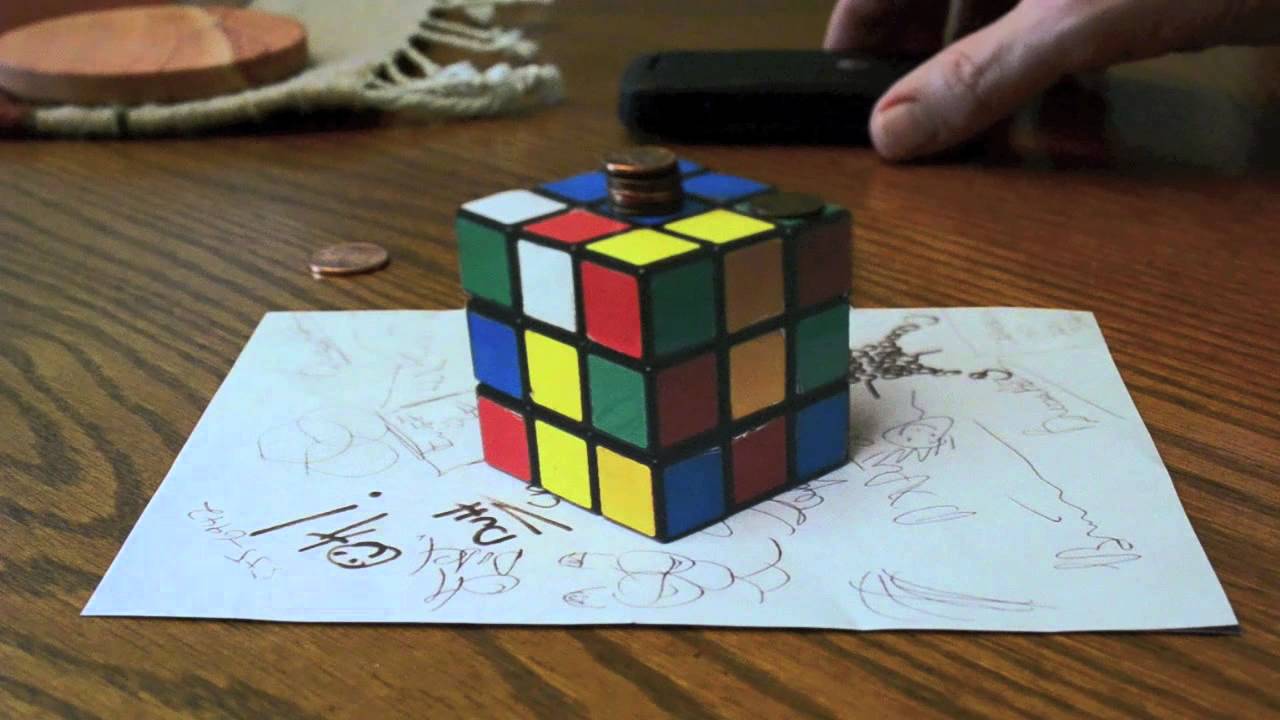 MIND BLOWING OPTICAL ILLUSION IS THE RUBIK'S CUBE REAL? Amazing Anamorphic Illusion YouTube