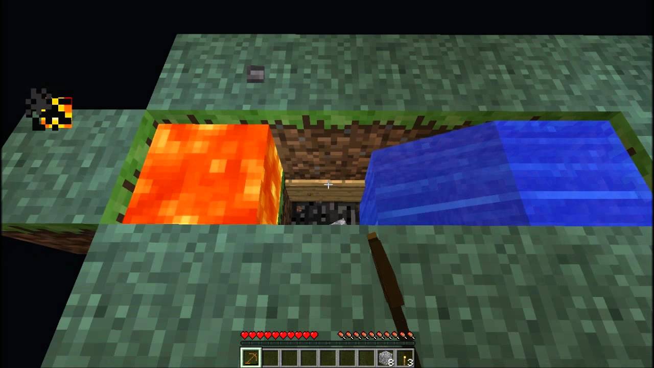 Minecraft SkyBlock Survival Ep. 1 Cobblestone Generator YouTube