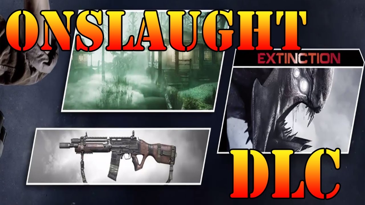 Call Of Duty Ghosts OnslaughtMap Pack 1 Guns Extinction more Ghosts DLC YouTube