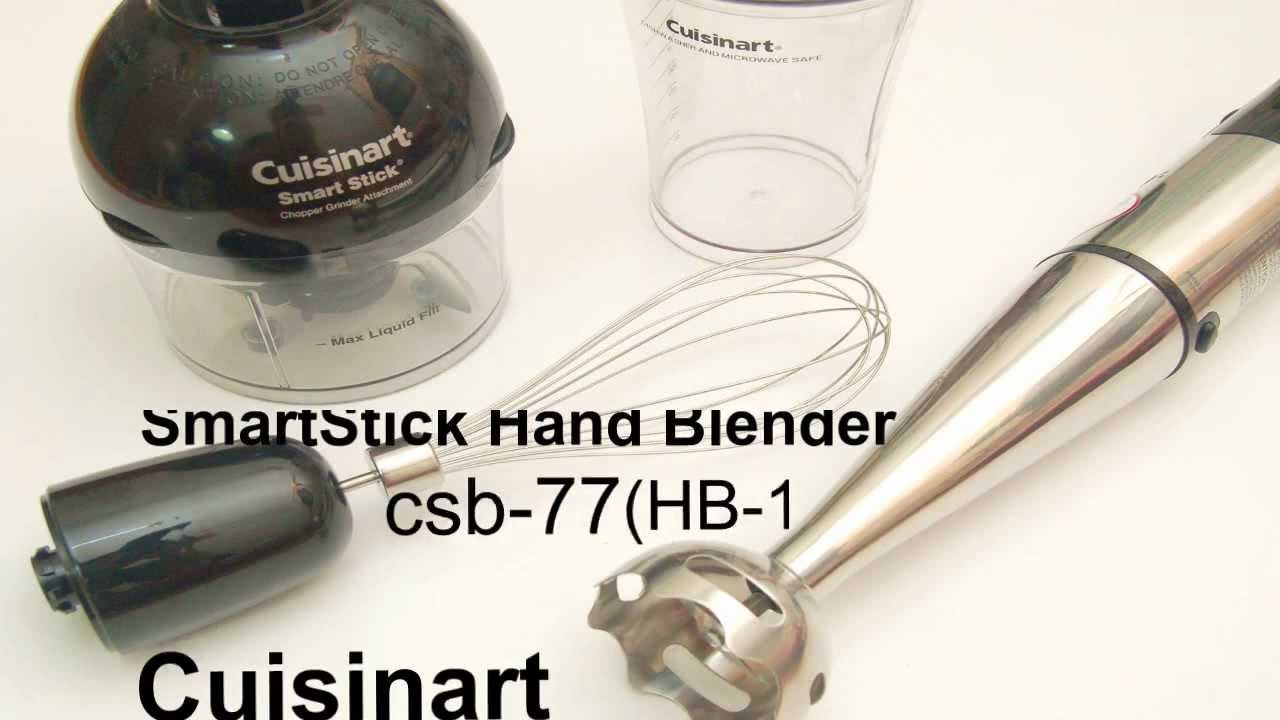 Cuisinart CSB77 Smart Stick Hand Blender YouTube