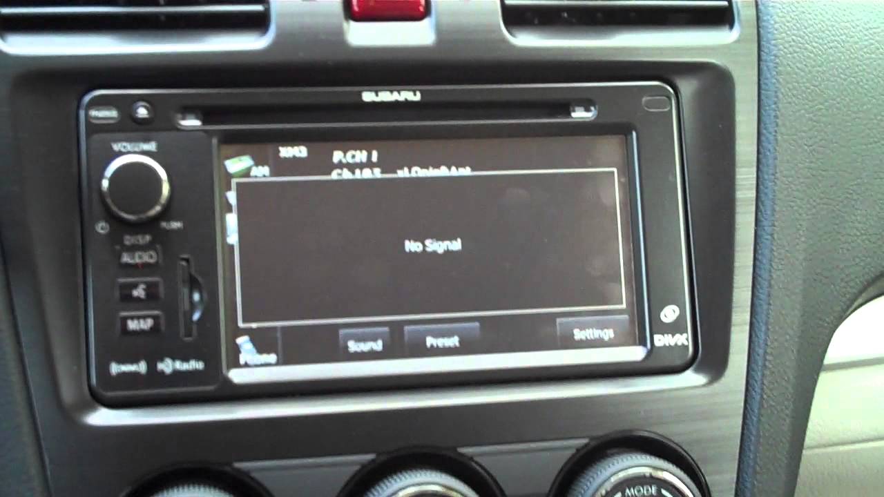 2014 Subaru Starlink Navigation Radio HUD Bootup YouTube