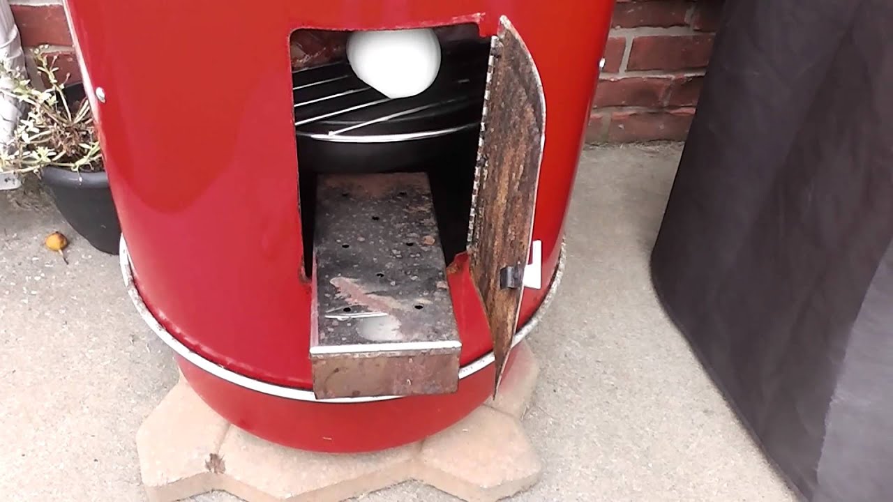 Brinkmann Electric Smoker Add Wood Chips Tutorial YouTube