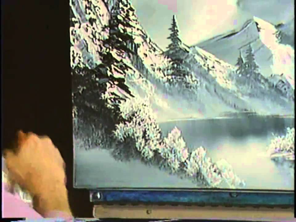 Bob Ross The Joy of Painting A Cold Winter Scene YouTube