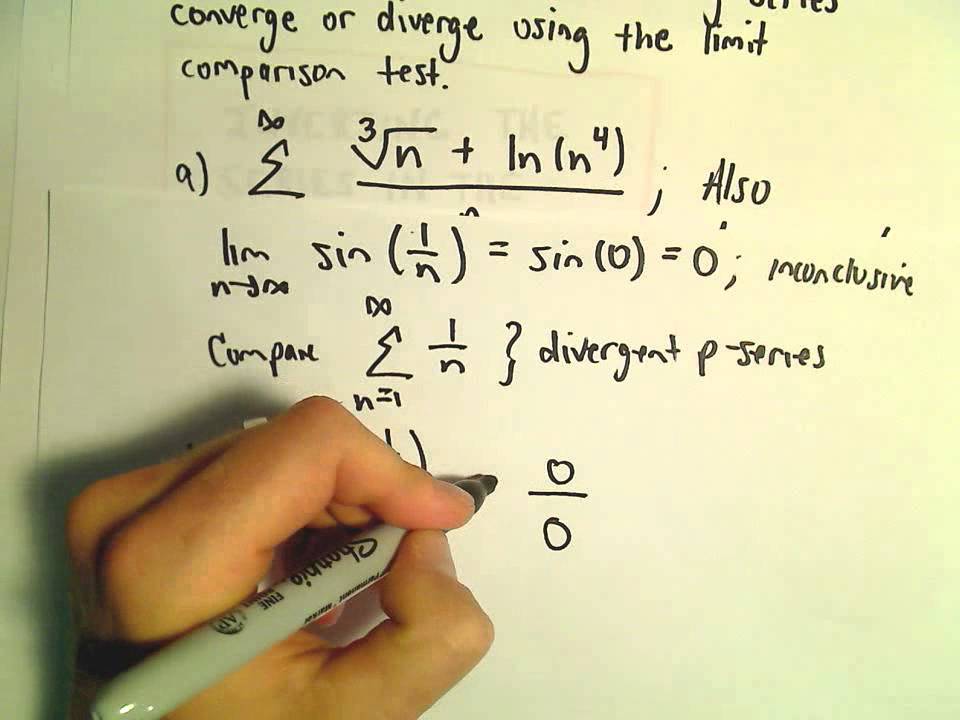 Limit Comparison Test for Series Another Example 8 YouTube