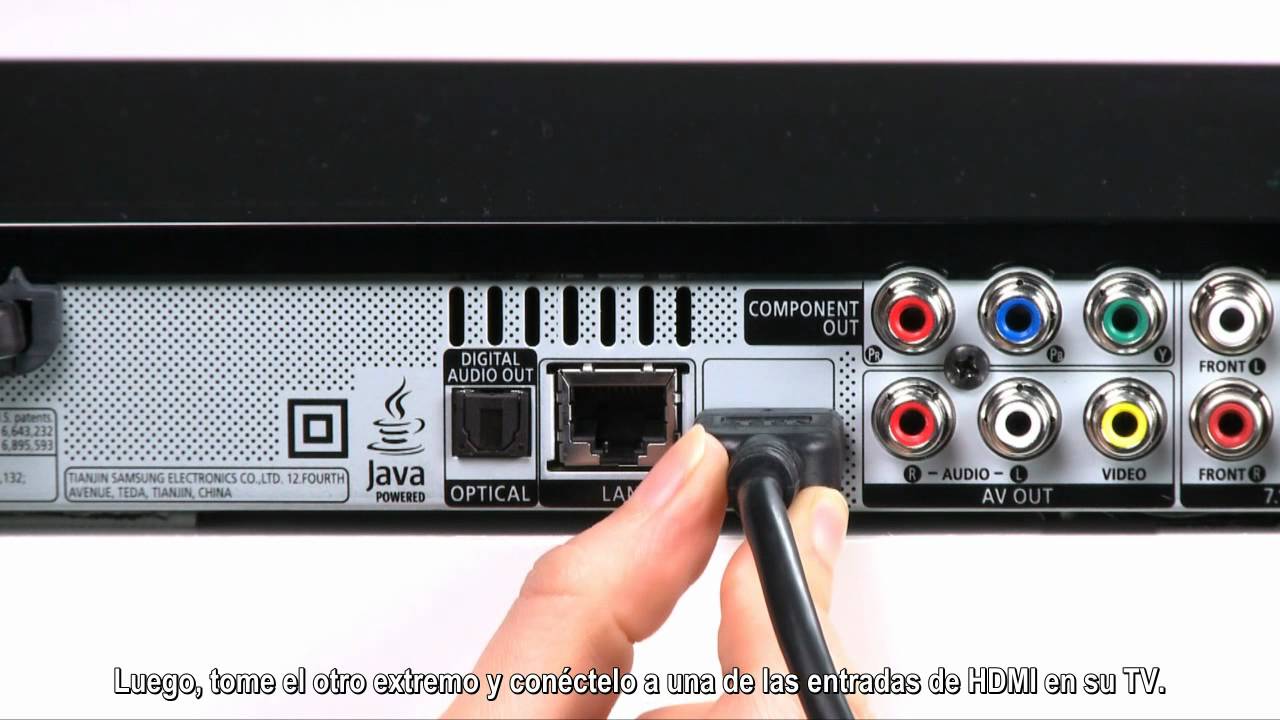 Como conectar el Reproductor Bluray con un cable HDMI YouTube