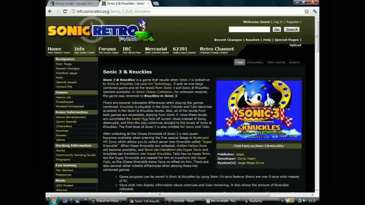 Sonic 3 Knuckles Extras. Secrets. Cheats and Other fun stuff YouTube