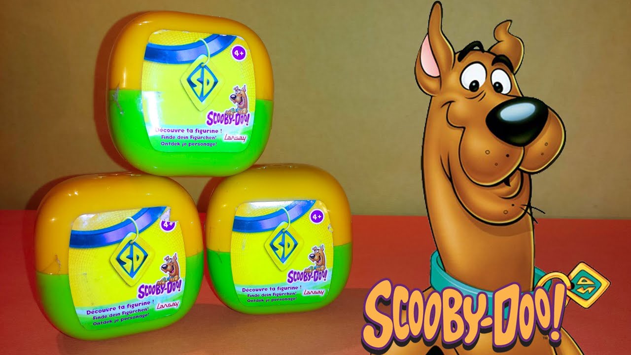 3 Surprise Eggs! Scooby Doo! Unboxing! YouTube