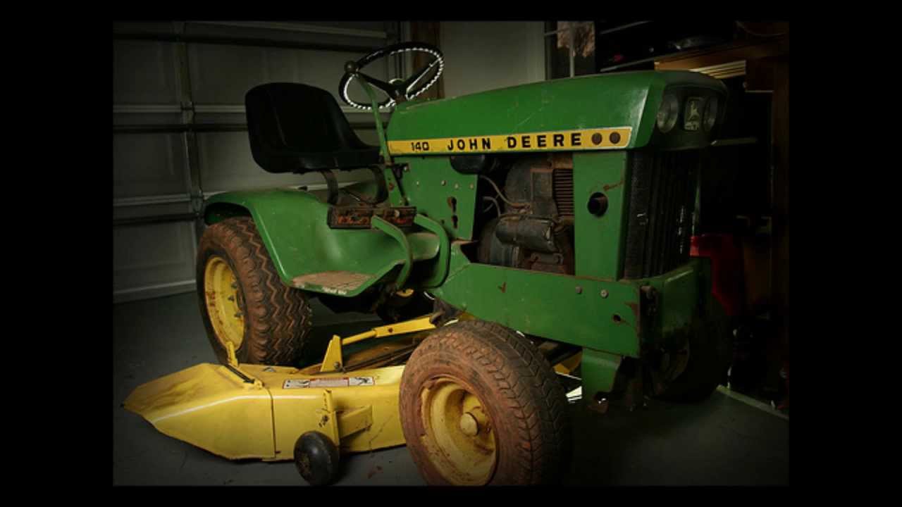 The John Deere 140 Garden Tractor 1968 1974 YouTube