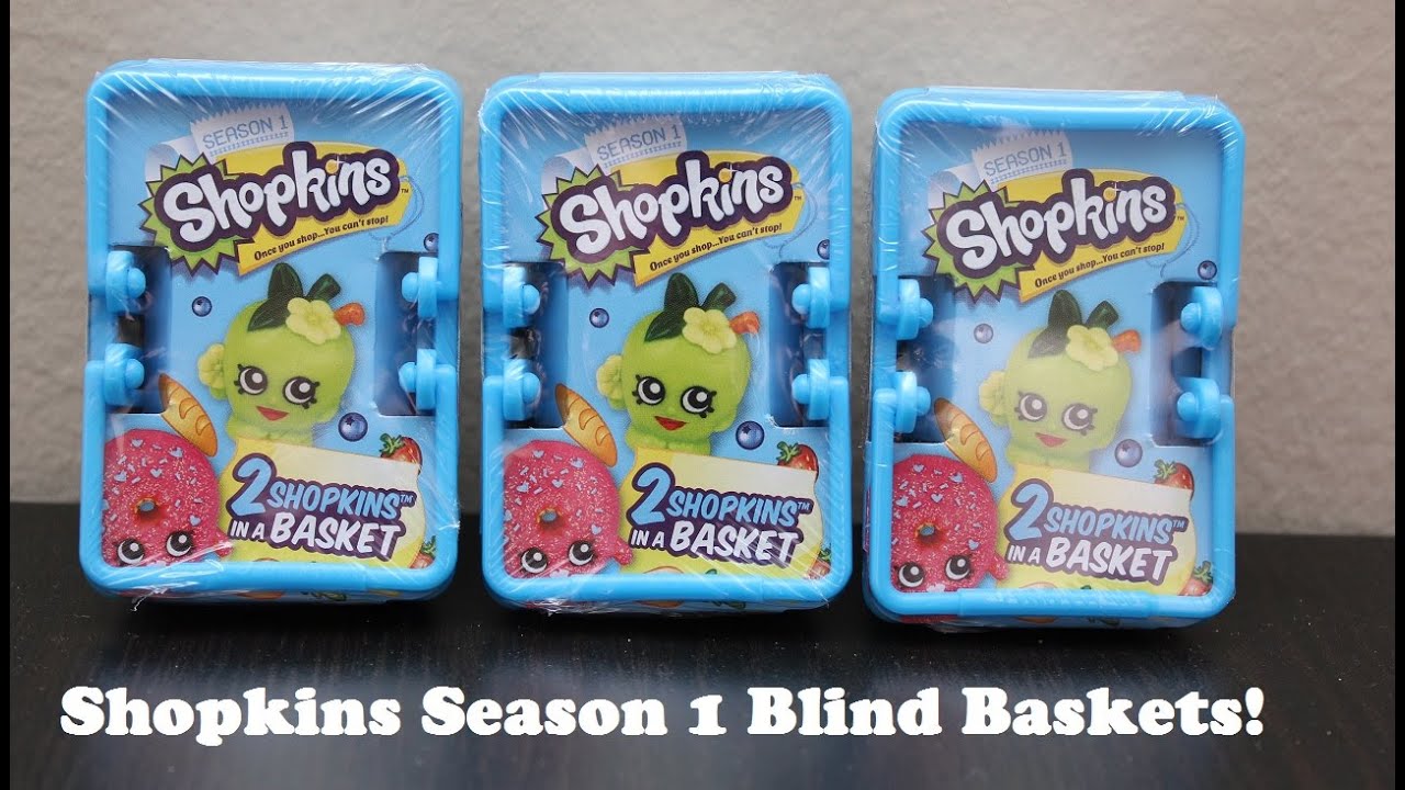 Shopkins Season 1 Blind Baskets Opening/Review! YouTube