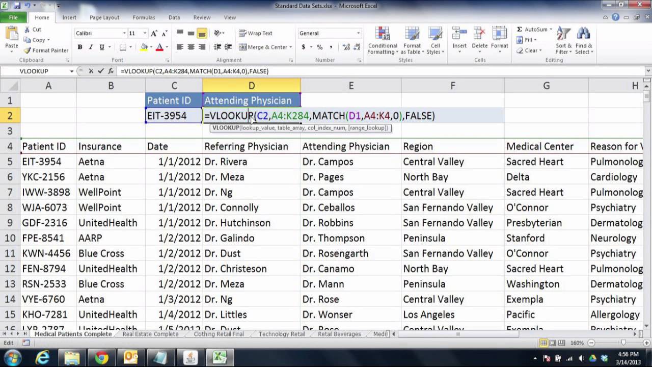 Excel 2010 IFERROR Nesting Functions YouTube