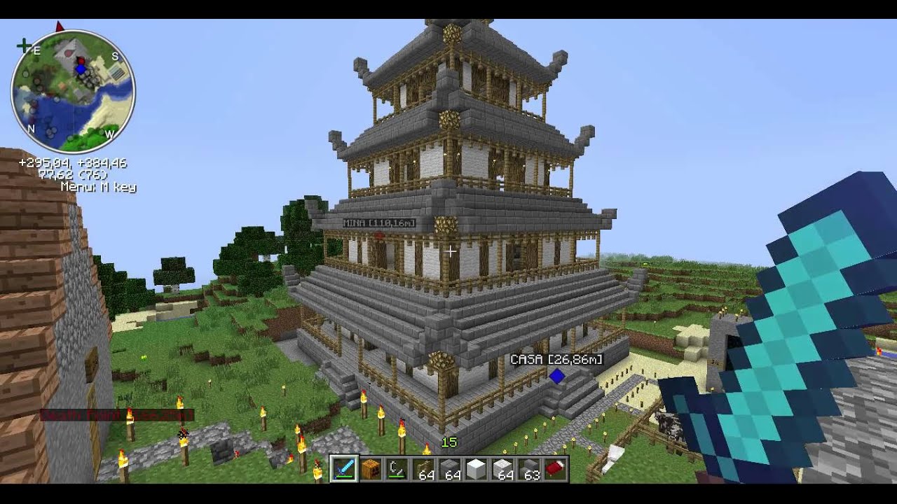 MrTaengo Minecraft CASA JAPONESA MUITO ÉPICA YouTube