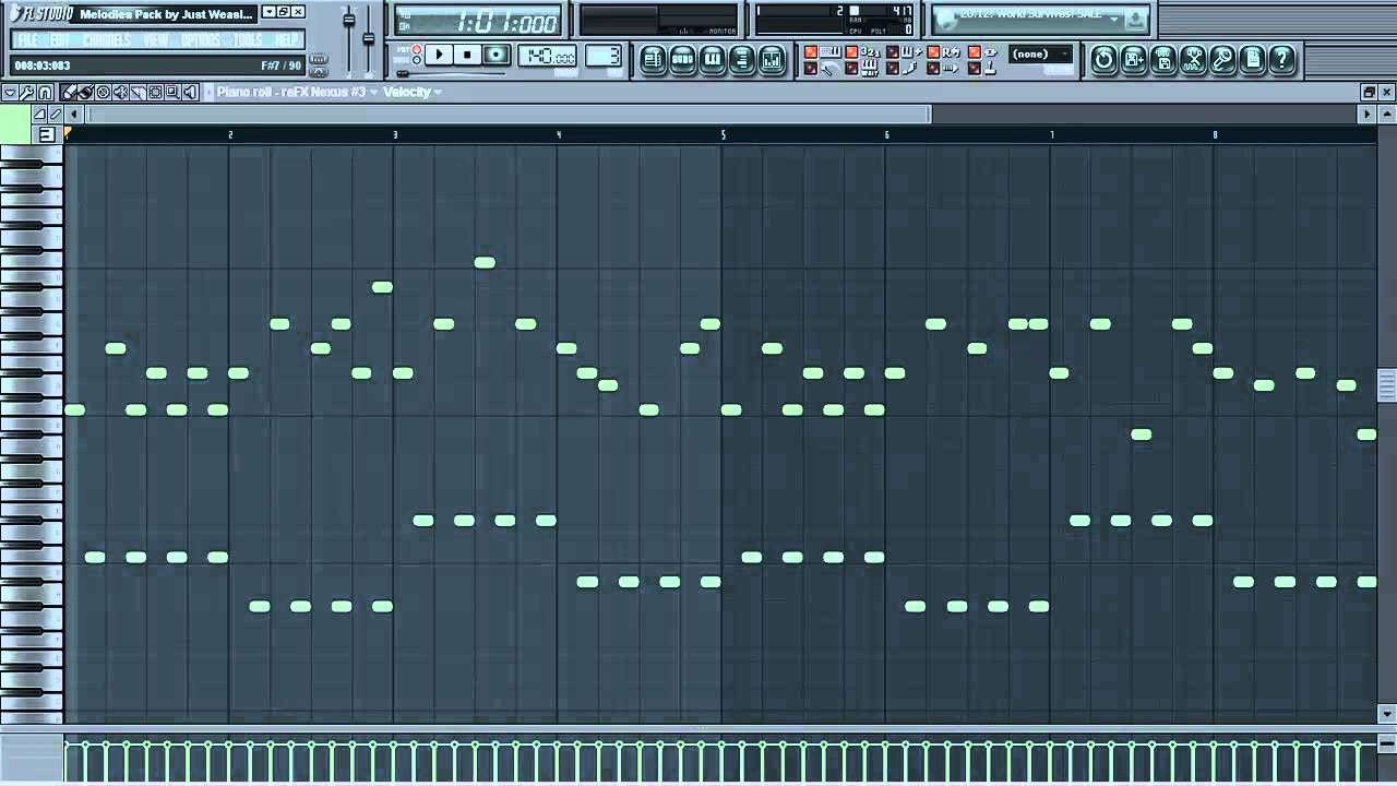 FL Studio melody pack Dance/House [5 free melodies] YouTube