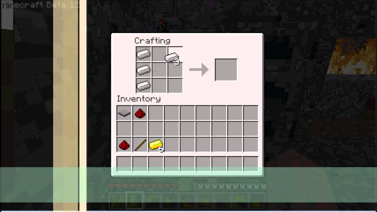 Minecraft How to make Detector and Powered Rails (HD) YouTube