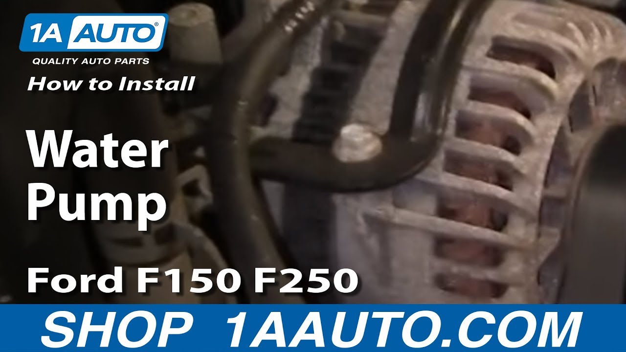 How to Install Replace Water Pump Ford F150 F250 Excursion 5.4 liter V8