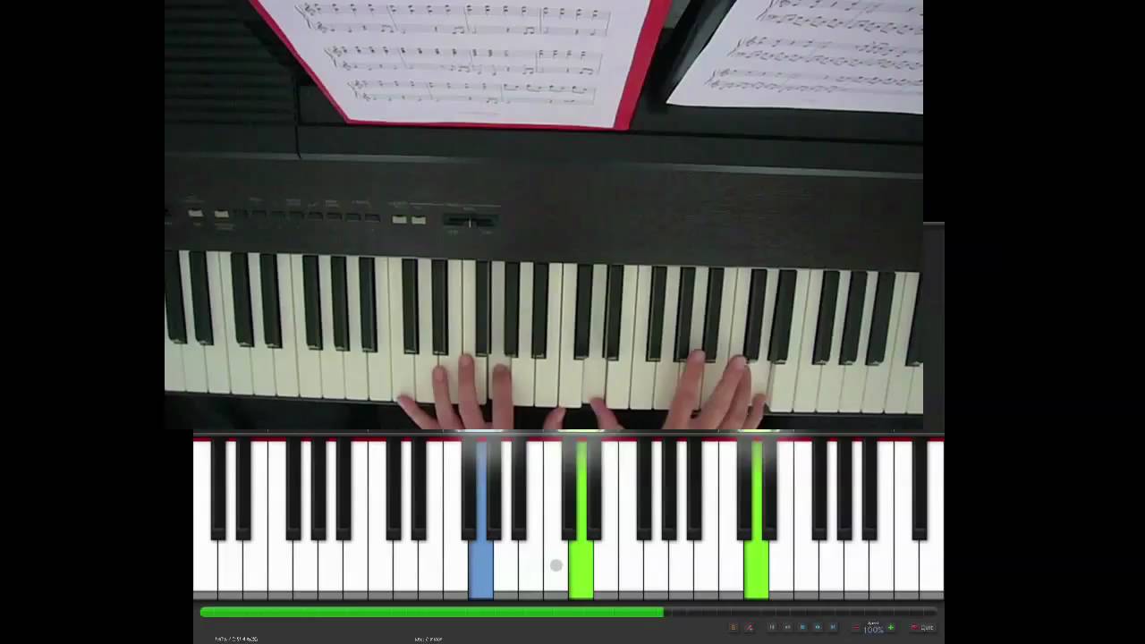 The Rose, easy piano, tutorial YouTube