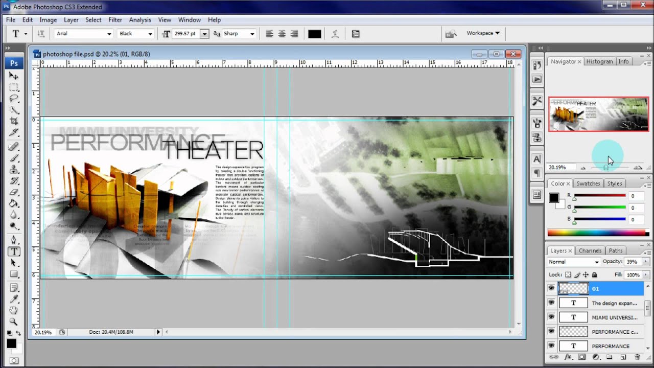 ARCHITECTURE PORTFOLIO TUTORIAL ADDING TEXT YouTube