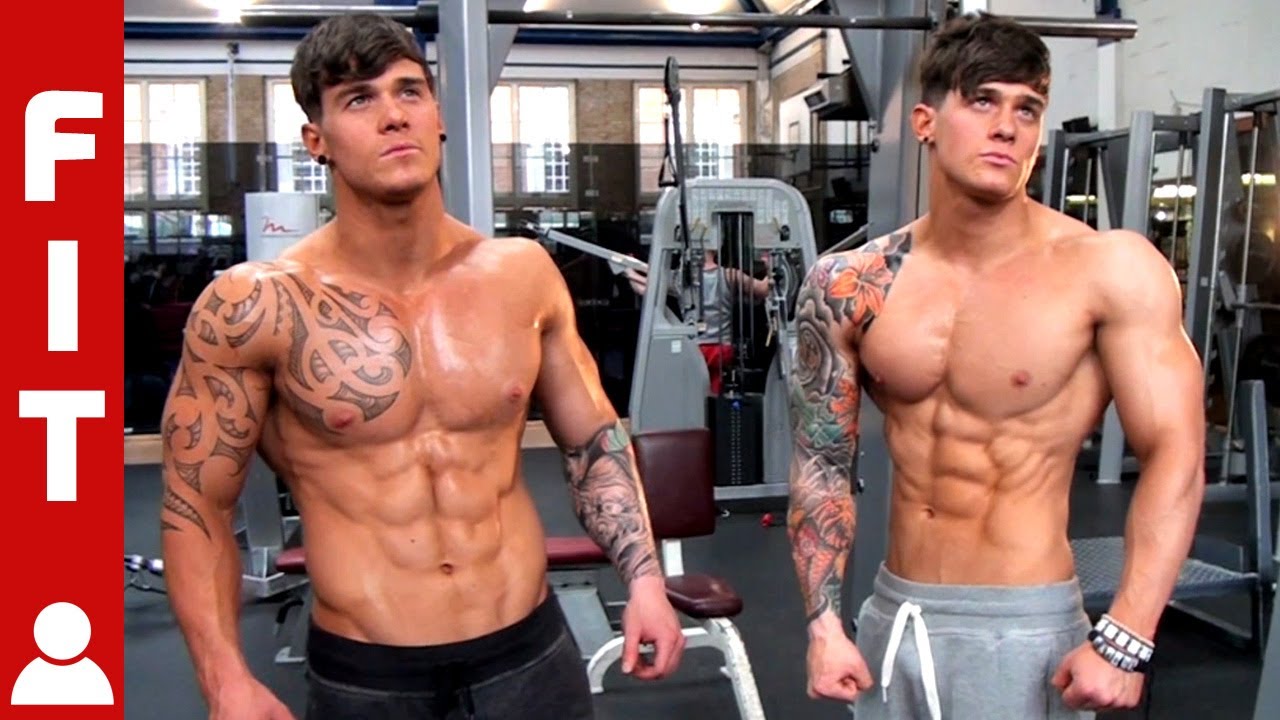 RIPPED MUSCLE TWINS GYM SHOOT HARRISON TWINS YouTube