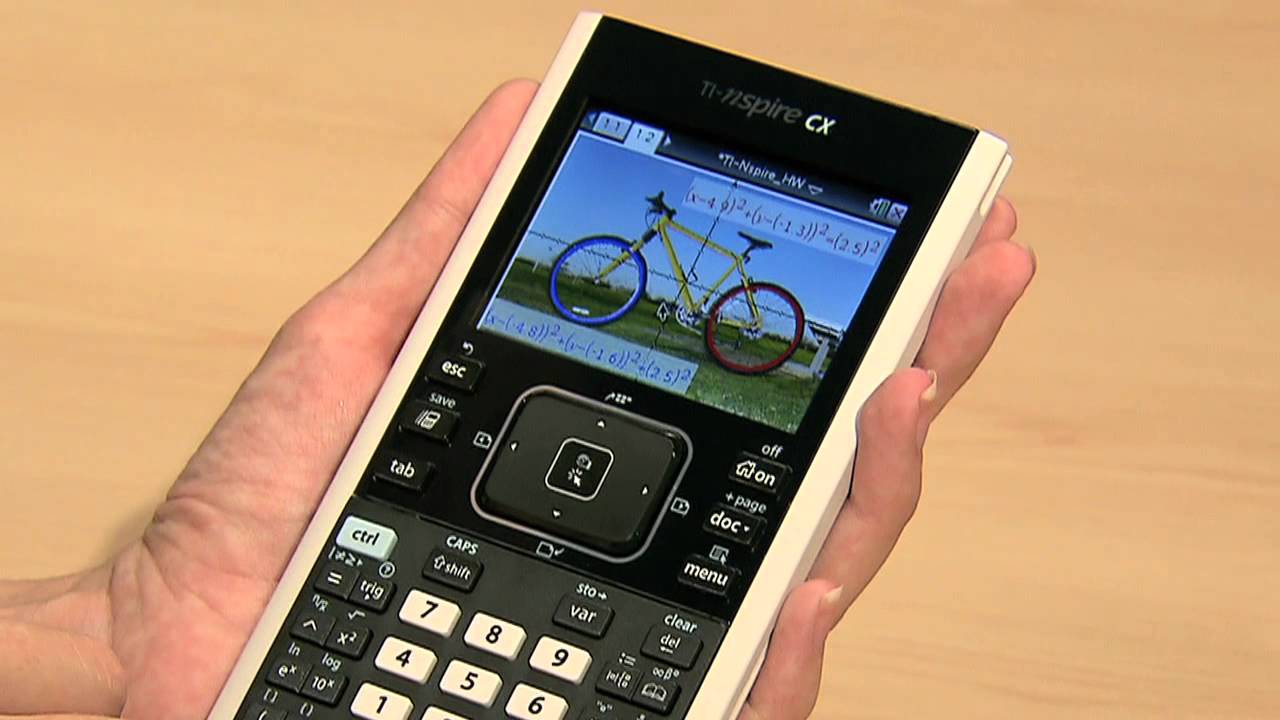 TINspire™ CX Handheld A HandsOn Look YouTube