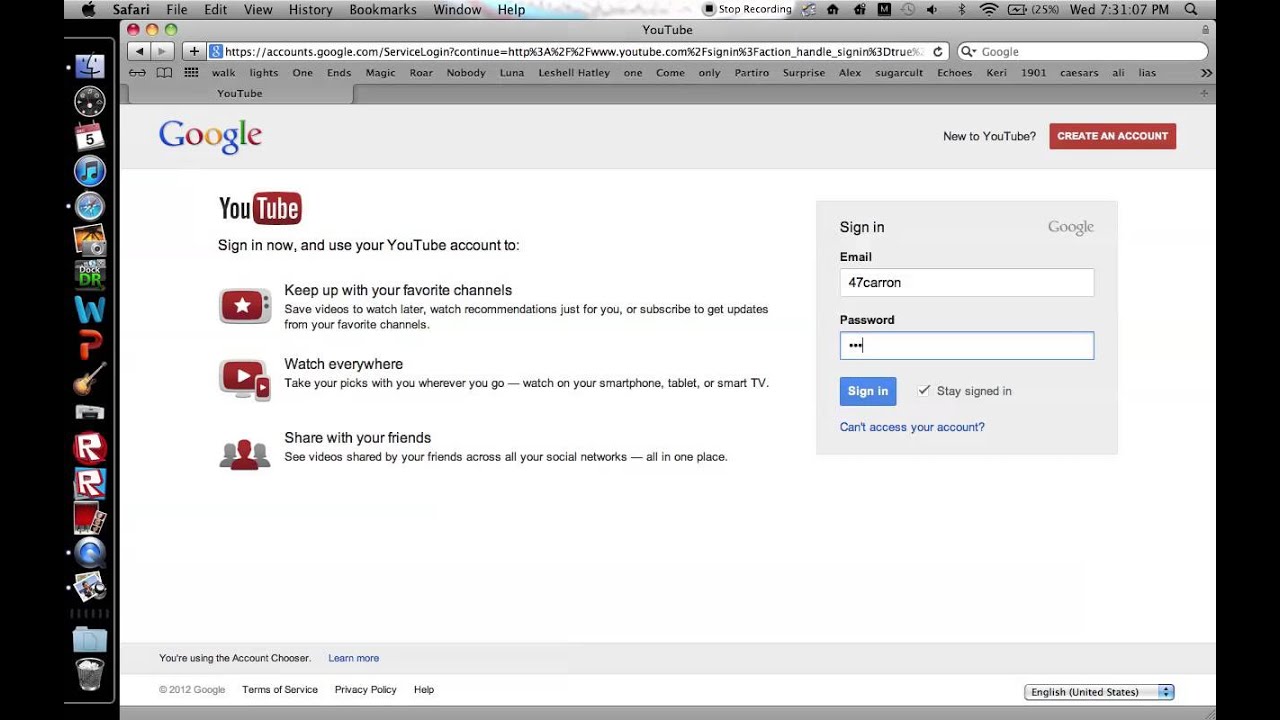 How to sign into youtube without you google account YouTube