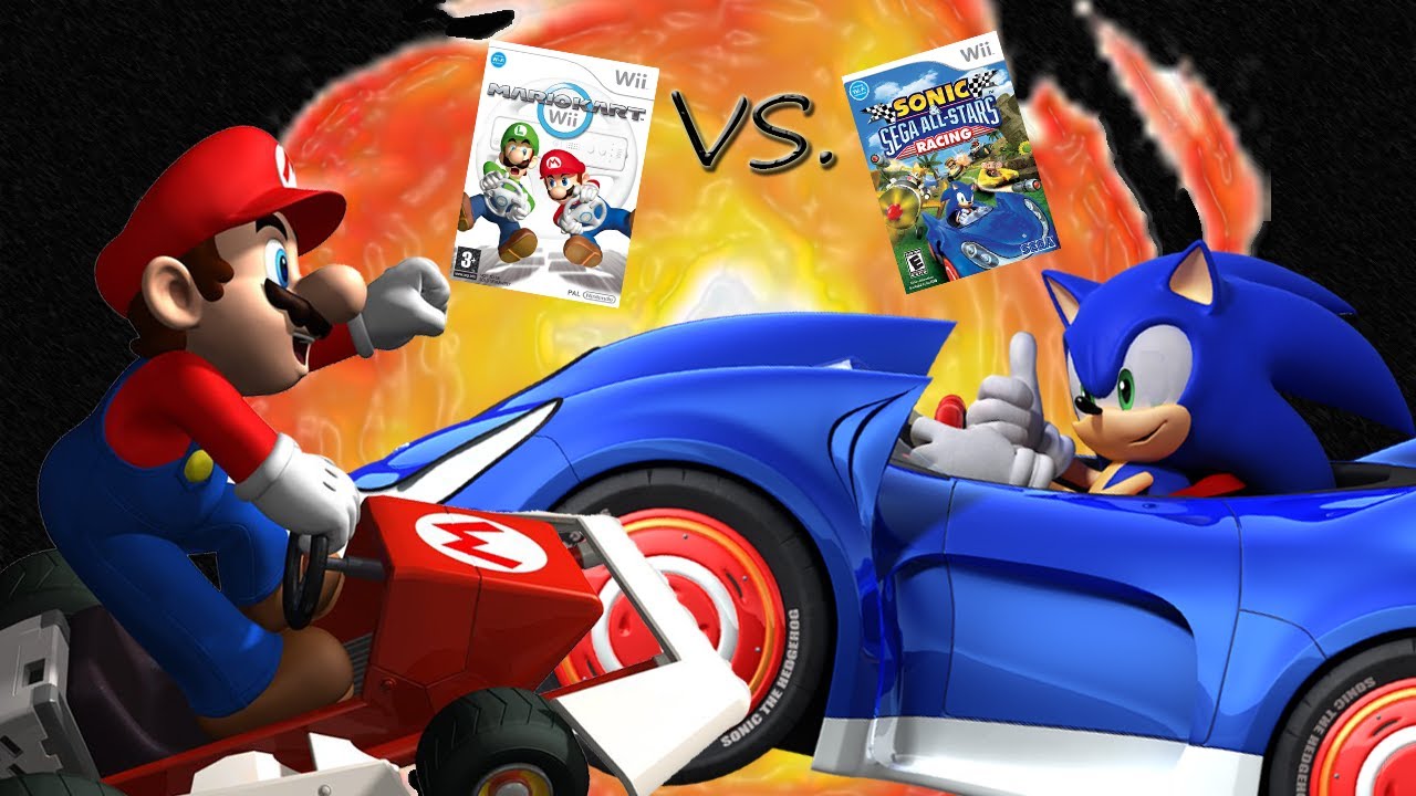 Mario Kart Wii vs. Sonic & SEGA AllStars Racing Mario vs. Sonic Ep 4