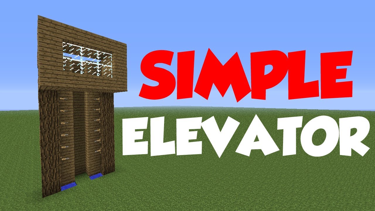 Minecraft 1.6 Redstone Tutorial Simple Elevator (Doesn't work 1.7+) YouTube