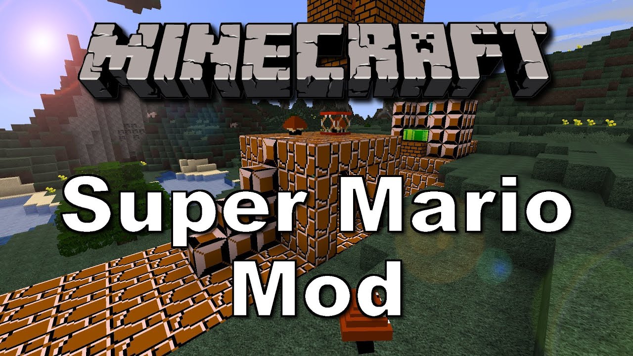 Minecraft SUPER MARIO MOD YouTube