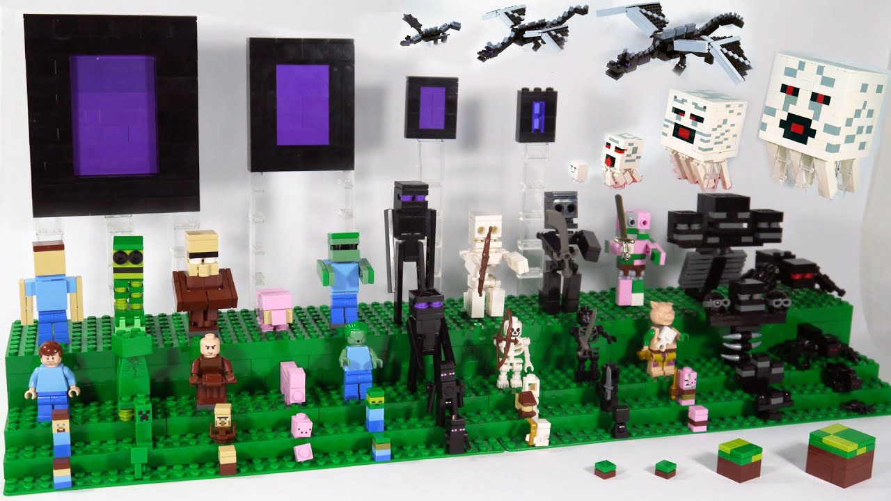 LEGO Minecraft Mobs My Display YouTube