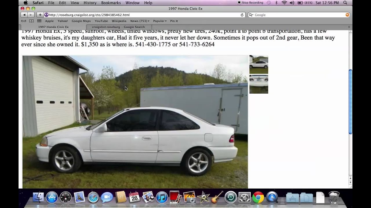 Craigslist Roseburg Used Cars and Trucks Available Under 2000 in