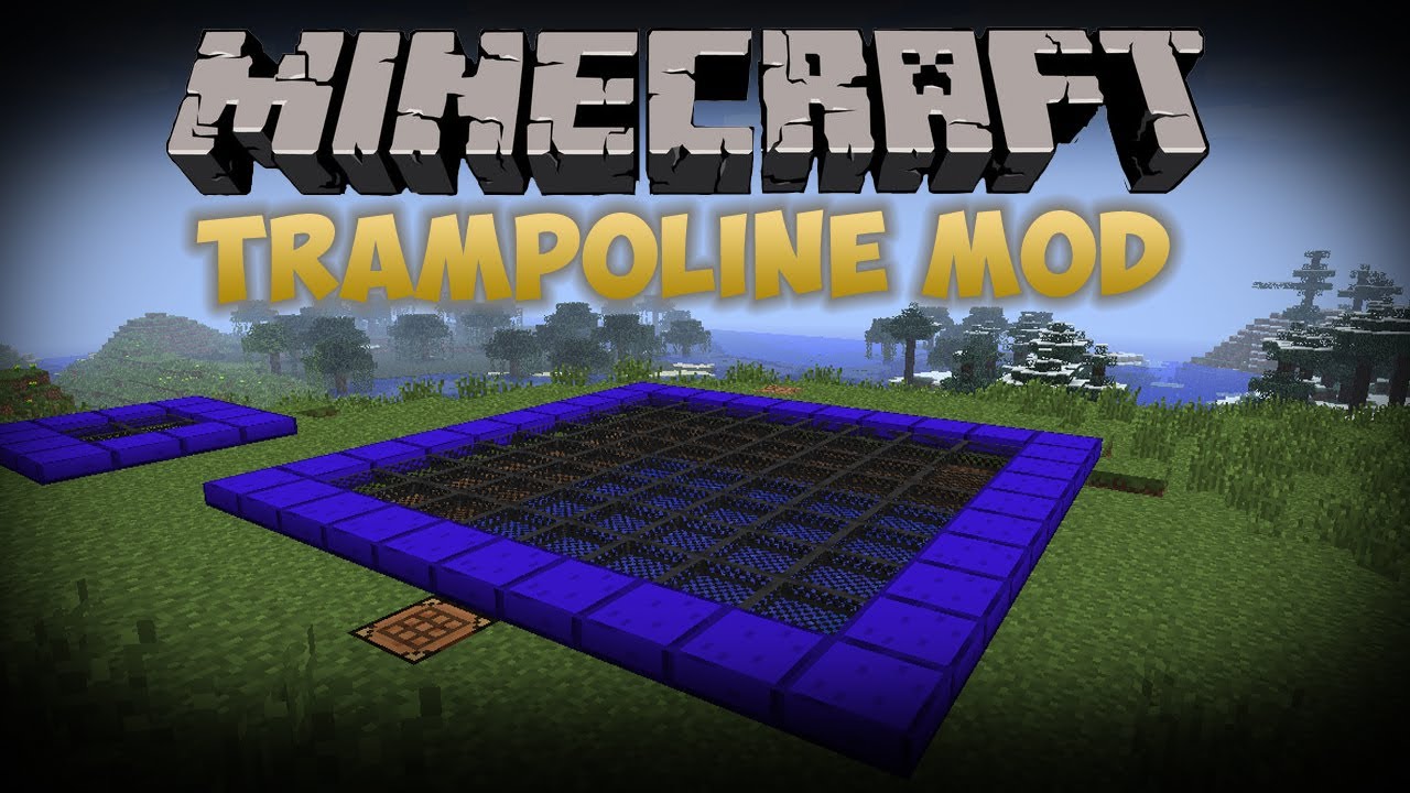 Minecraft Mods Trampoline Mod (Minecraft 1.3.2) YouTube