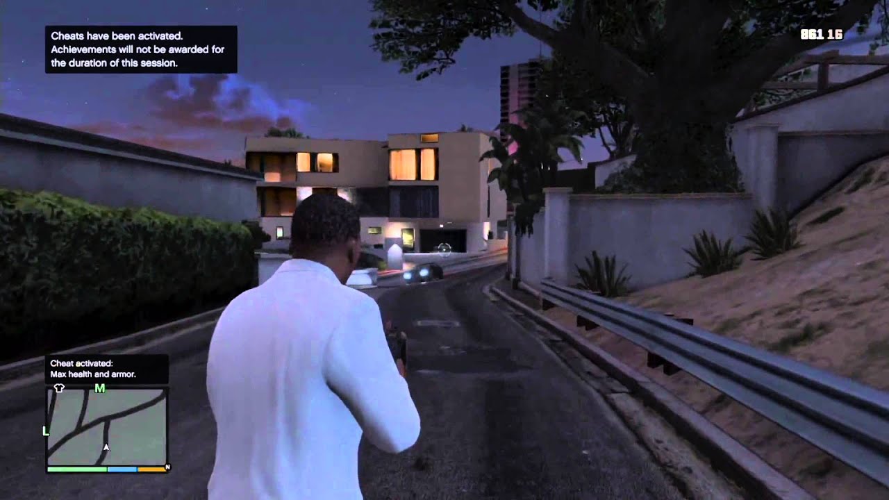 GTA 5 Cheats MAX Health & Armor Cheat Code YouTube