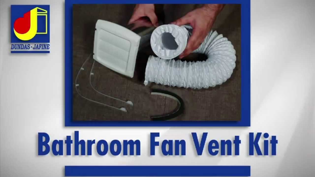Dundas Jafine Installation Bathroom Fan Vent Kit YouTube