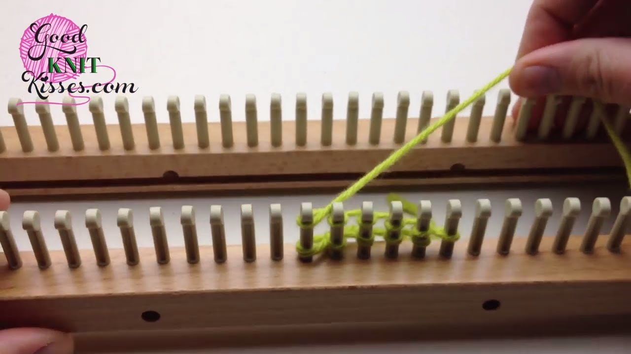 Loom Knit Cast On Ewrap YouTube