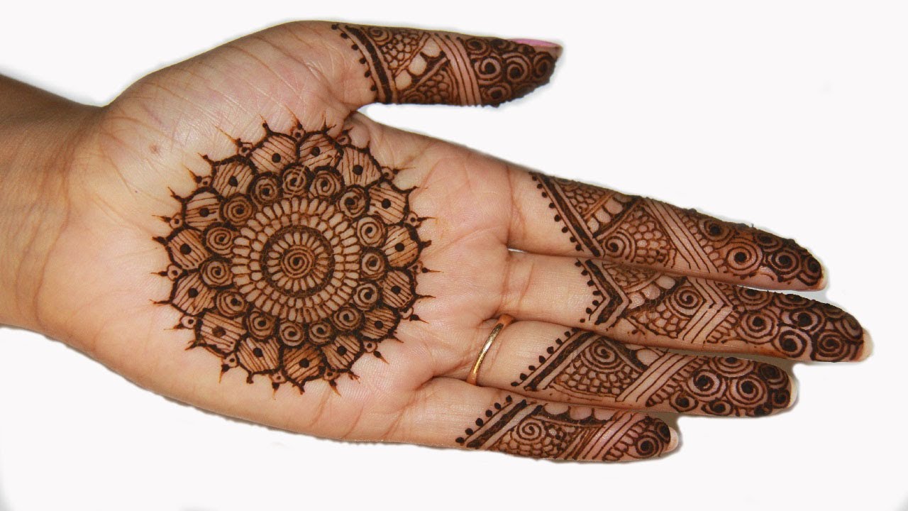 Traditional Indian Pakistani Mehndi Henna Design YouTube