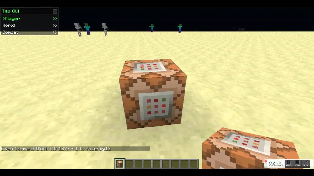 How to get Command blocks in Minecraft 1.8 no mod YouTube