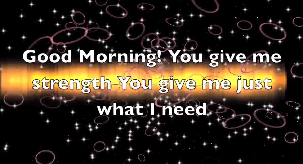Good Morning by Mandisa lyric YouTube