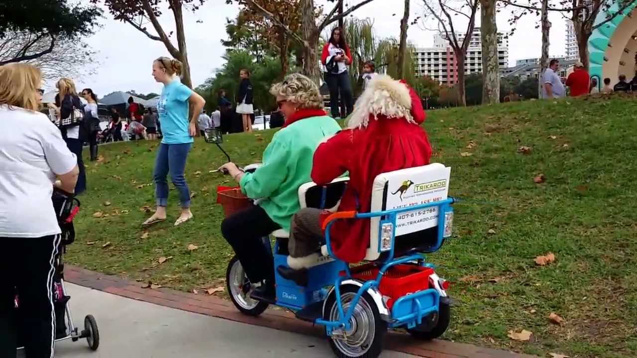 Trikaroo Electric Convenience Mobility Scooter Two Seater Pedicab ECV