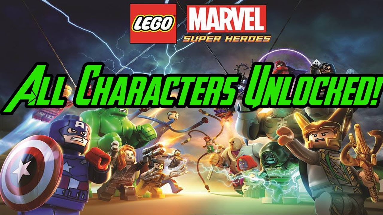LEGO Marvel Super Heroes All Characters Unlocked! YouTube