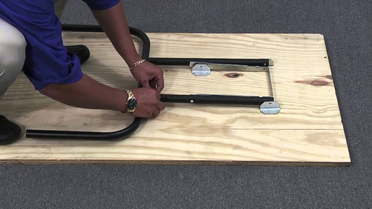 How to Assemble Waddell Folding Table Legs YouTube